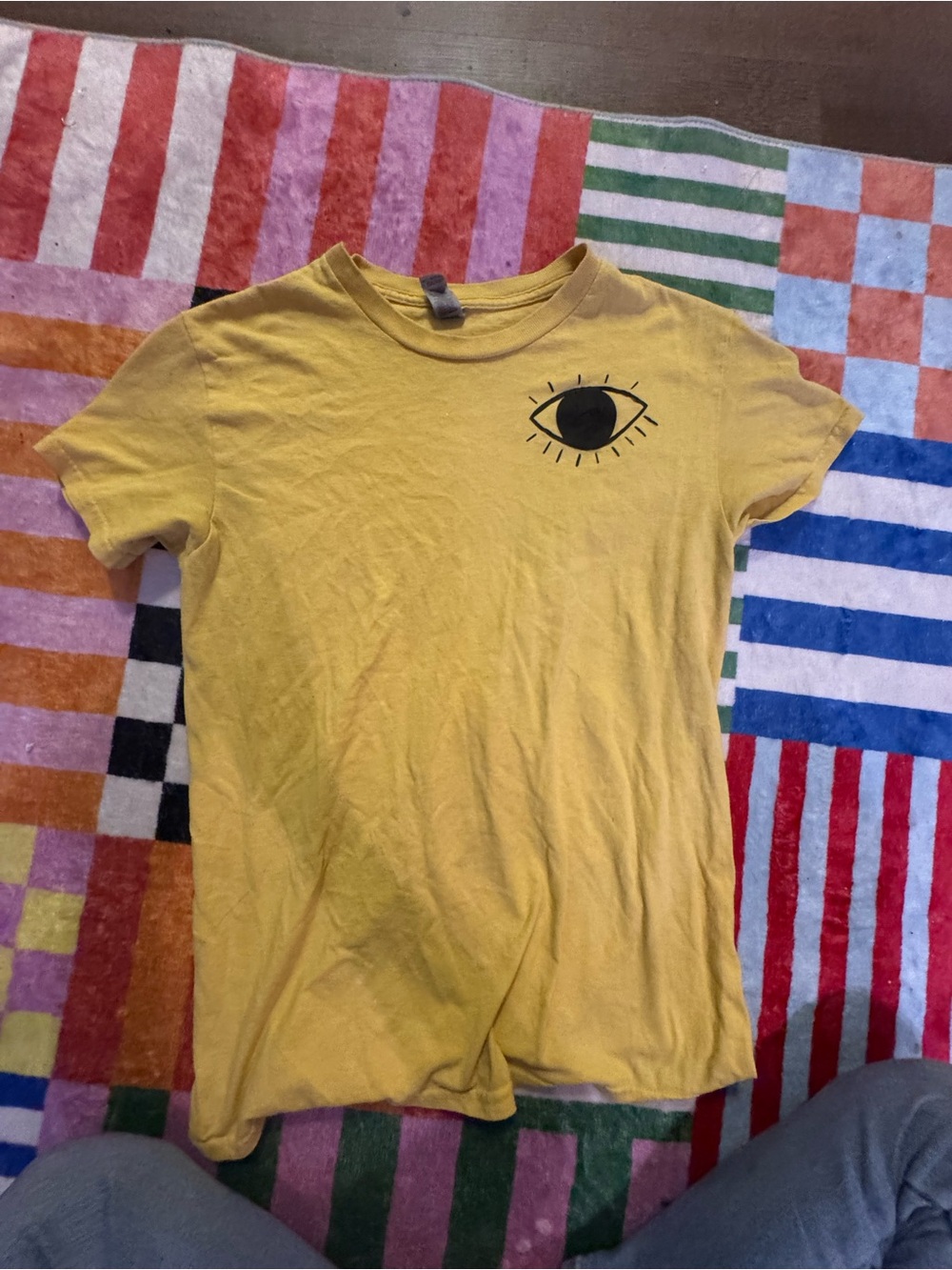 Yellow Graphic Eye T-Shirt